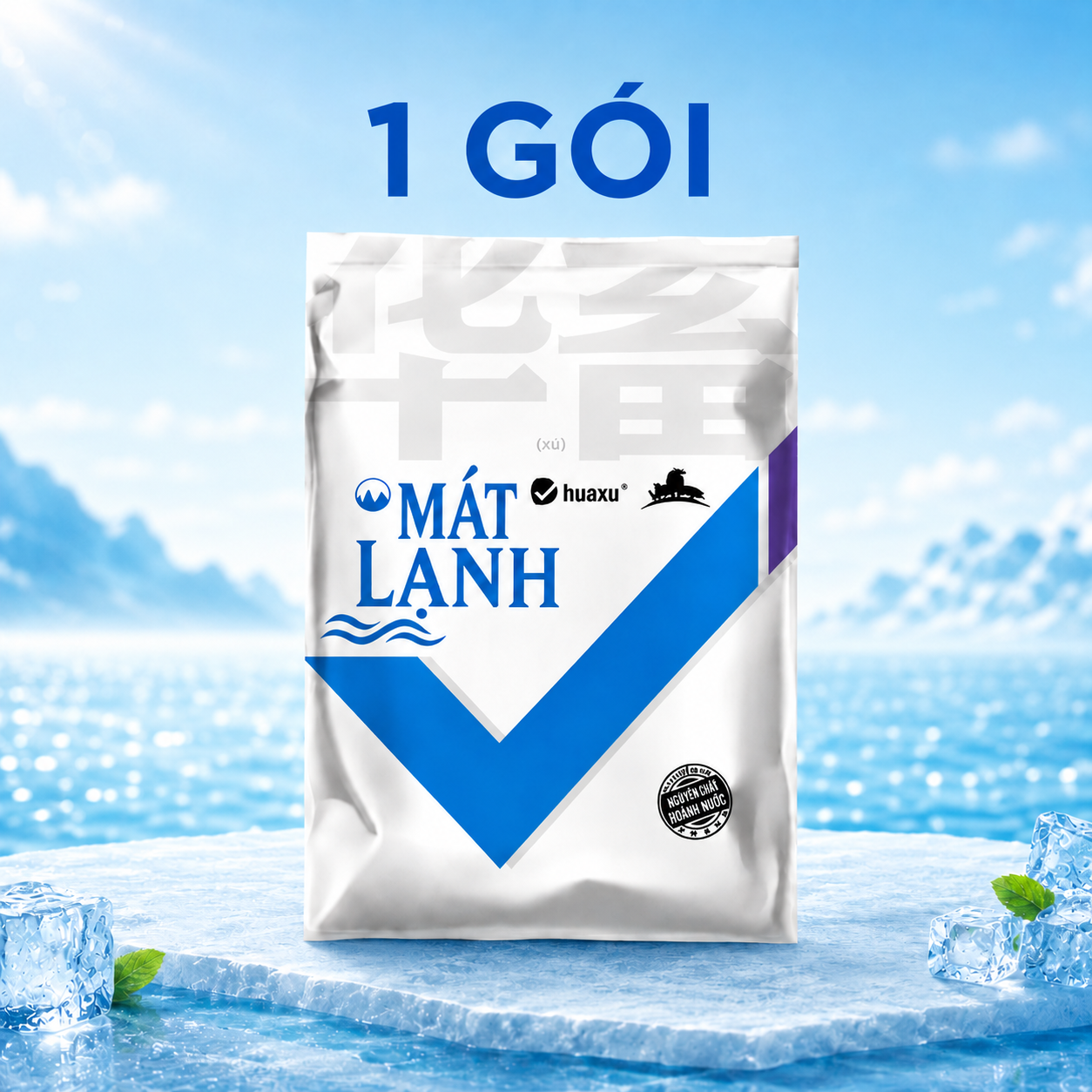 MÁT LẠNH Huaxu 500g - Hỗ Trợ Giảm Stress Nhiệt, Tiêu Hóa Tốt Cho Gia Súc Gia Cầm brand.pethealer