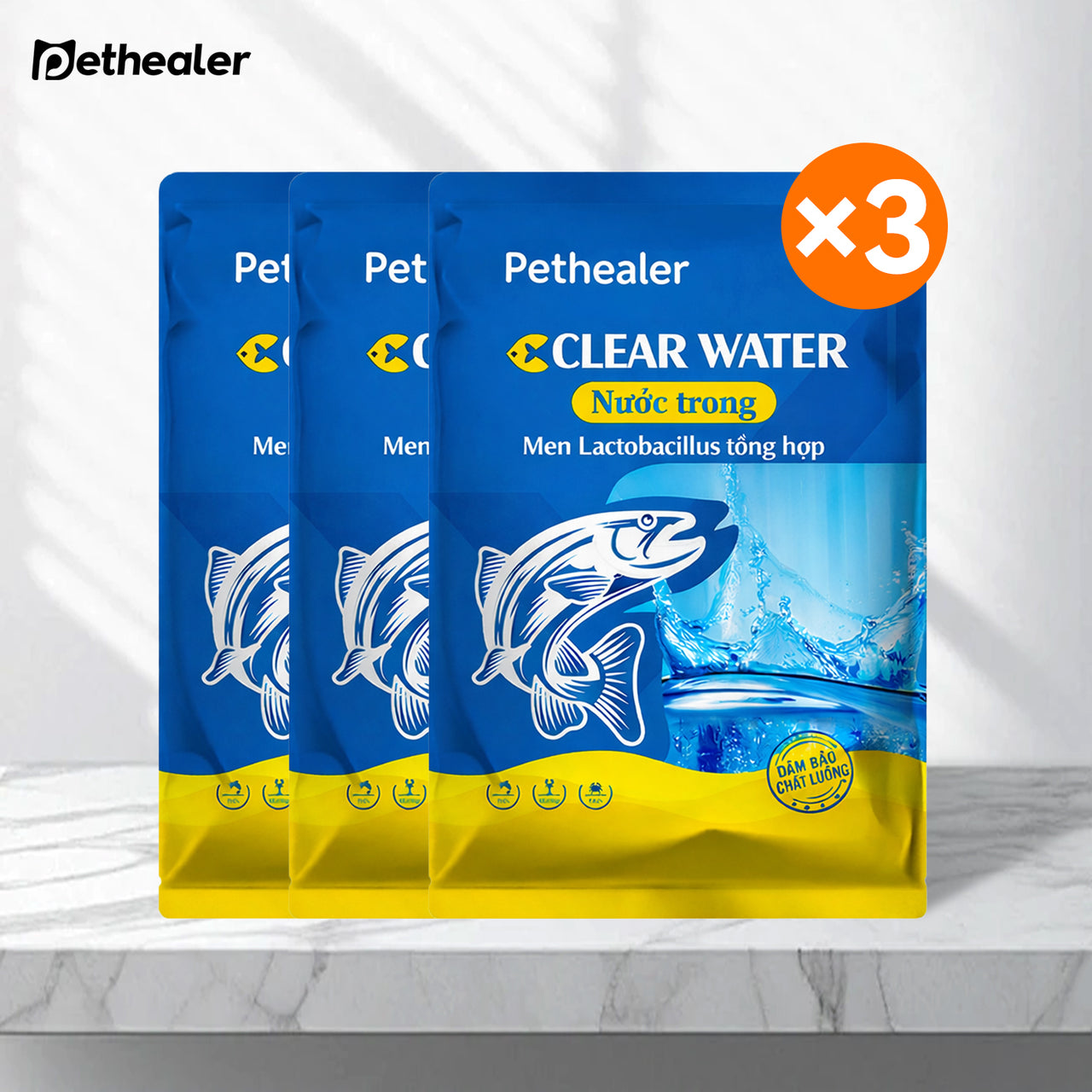 Phụ gia nuôi trồng thủy sản brand.pethealer