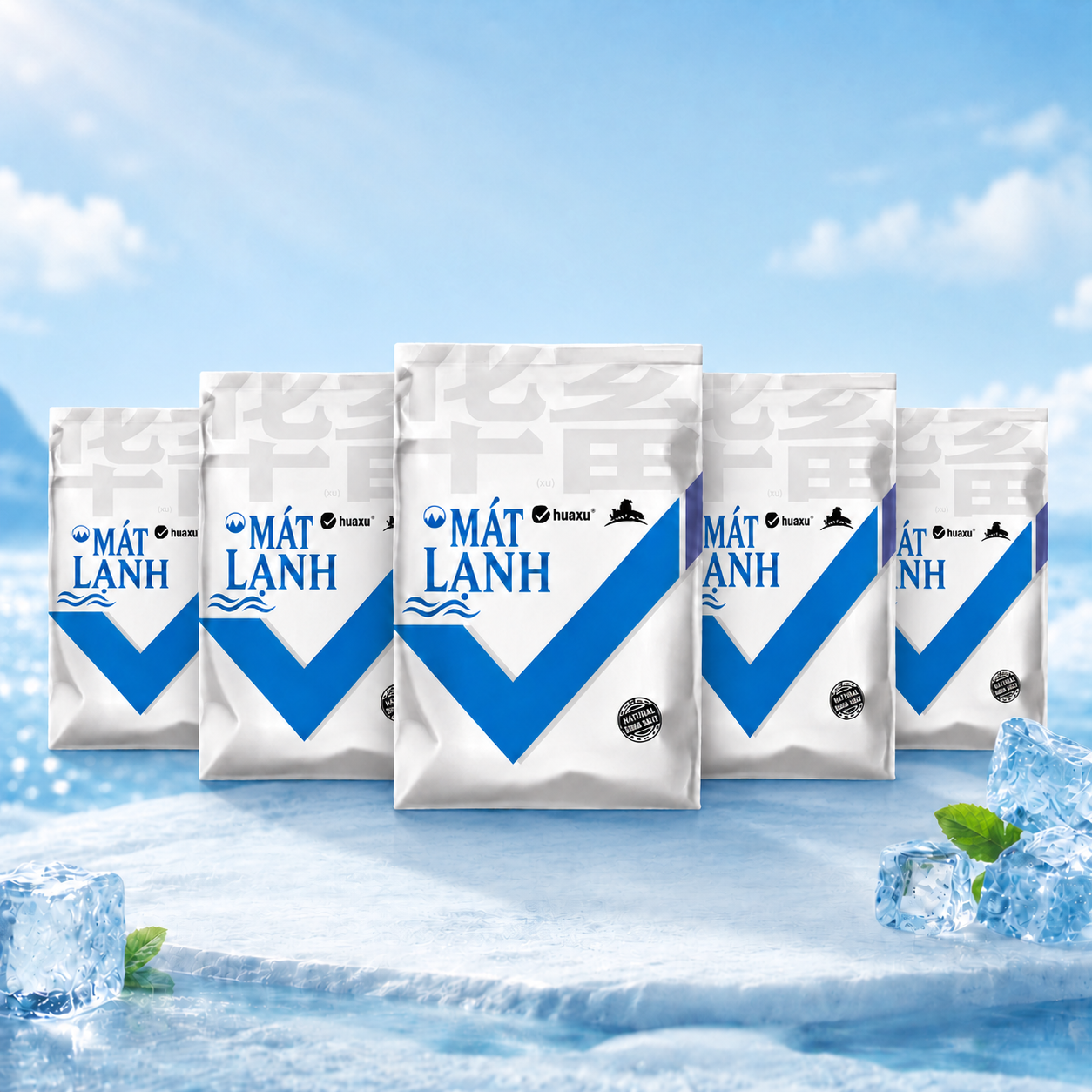 MÁT LẠNH Huaxu 500g - Hỗ Trợ Giảm Stress Nhiệt, Tiêu Hóa Tốt Cho Gia Súc Gia Cầm brand.pethealer