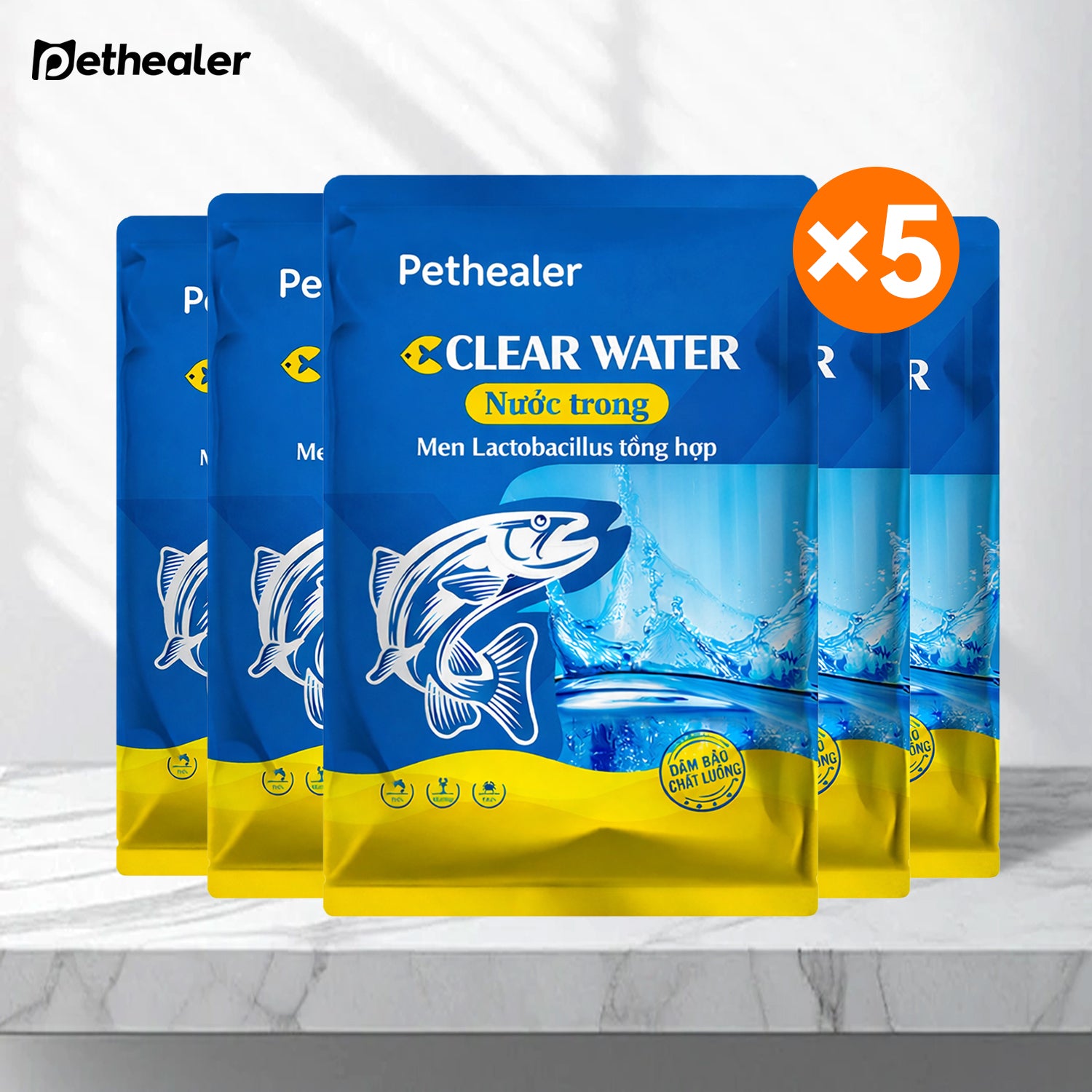 Phụ gia nuôi trồng thủy sản brand.pethealer
