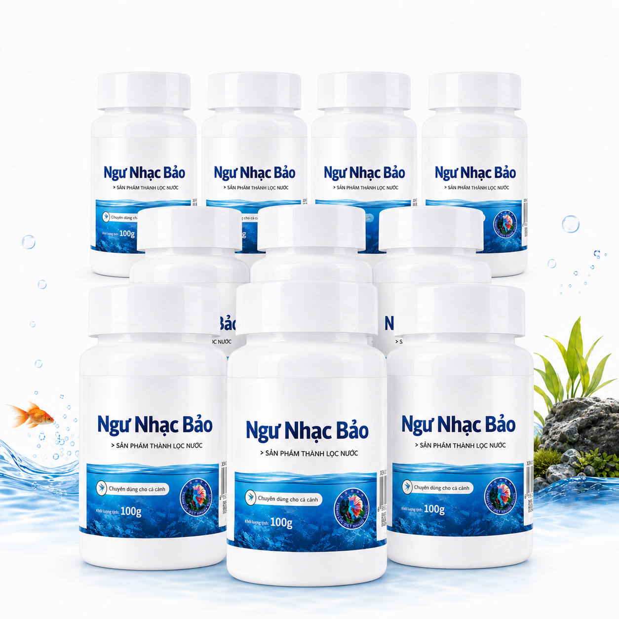 Bột Khử Clo Và Xử Lý Nước Hồ Cá Cảnh 100g - Giúp Làm Sạch Nước, Ổn Định Môi Trường Nước brand.pethealer