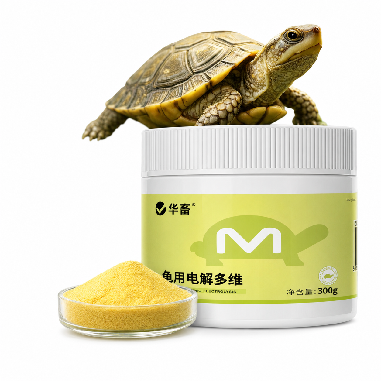 Bột Điện Giải Đa Vitamin Cho Rùa 300g - Pha Nước Hoặc Trộn Thức Ăn, Hỗ Trợ Ăn Ngon & Bổ Sung Dinh Dưỡng brand.pethealer