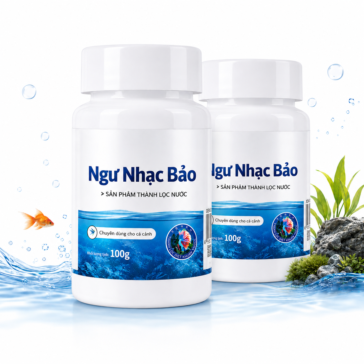 Bột Khử Clo Và Xử Lý Nước Hồ Cá Cảnh 100g - Giúp Làm Sạch Nước, Ổn Định Môi Trường Nước brand.pethealer