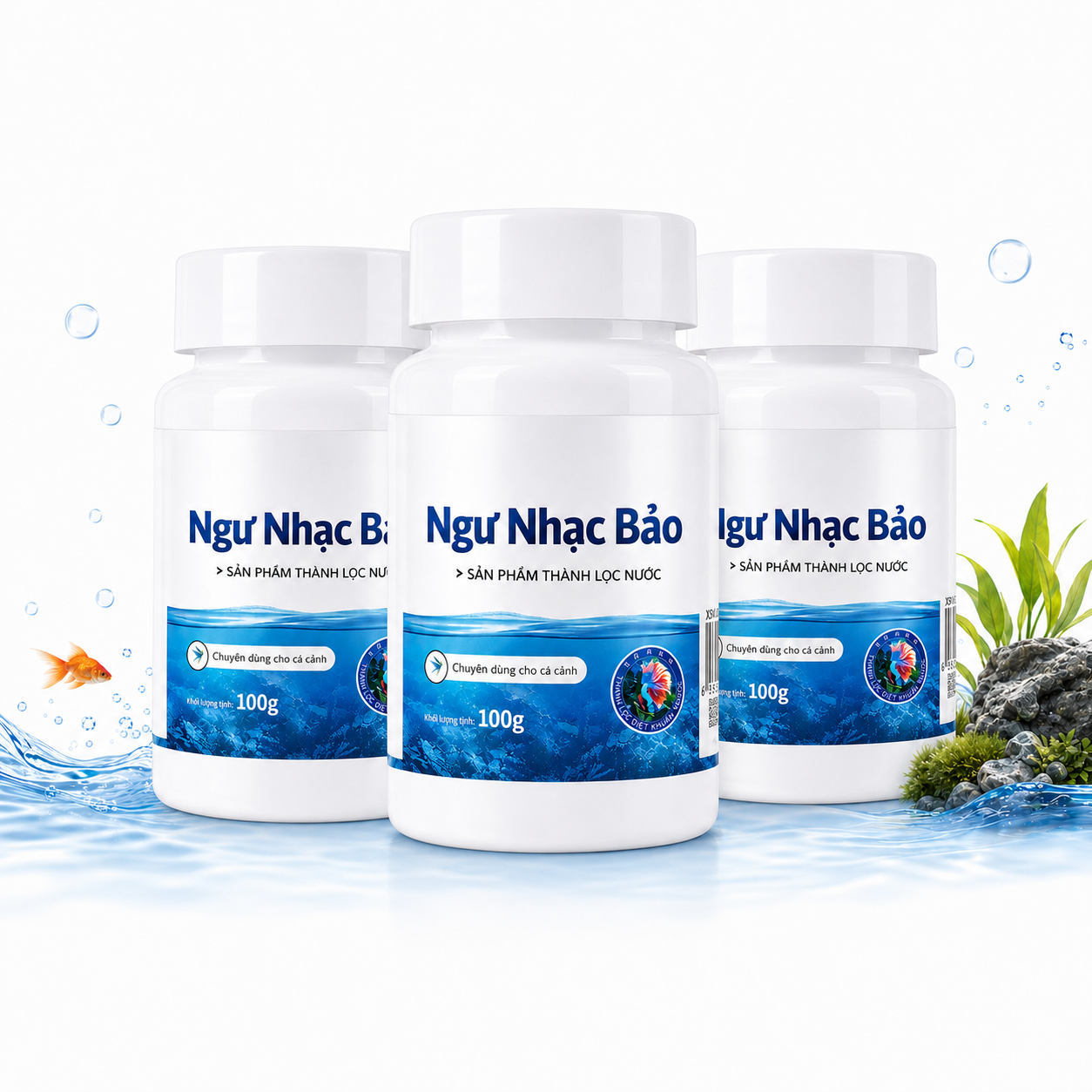 Bột Khử Clo Và Xử Lý Nước Hồ Cá Cảnh 100g - Giúp Làm Sạch Nước, Ổn Định Môi Trường Nước brand.pethealer