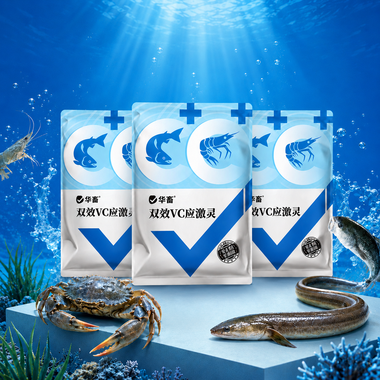 PETHEALER Vitamin C Thủy Sản 500g - Bổ Sung Vitamin Cho Tôm Cá, Hỗ Trợ Ổn Định Khi Stress brand.pethealer