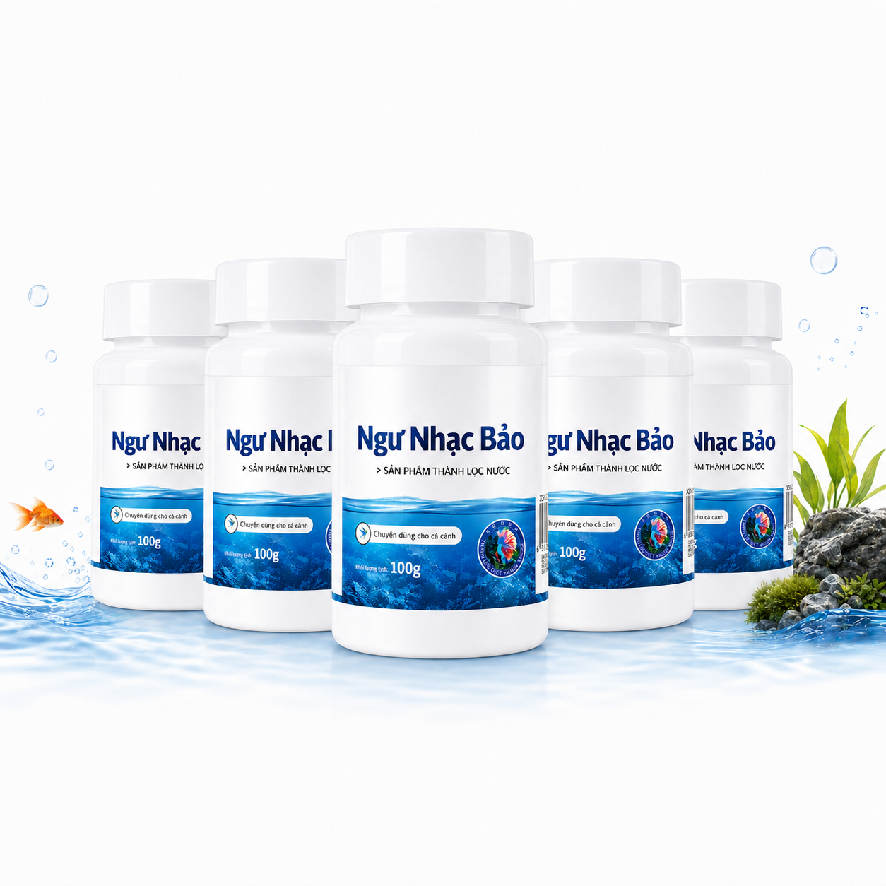 Bột Khử Clo Và Xử Lý Nước Hồ Cá Cảnh 100g - Giúp Làm Sạch Nước, Ổn Định Môi Trường Nước brand.pethealer