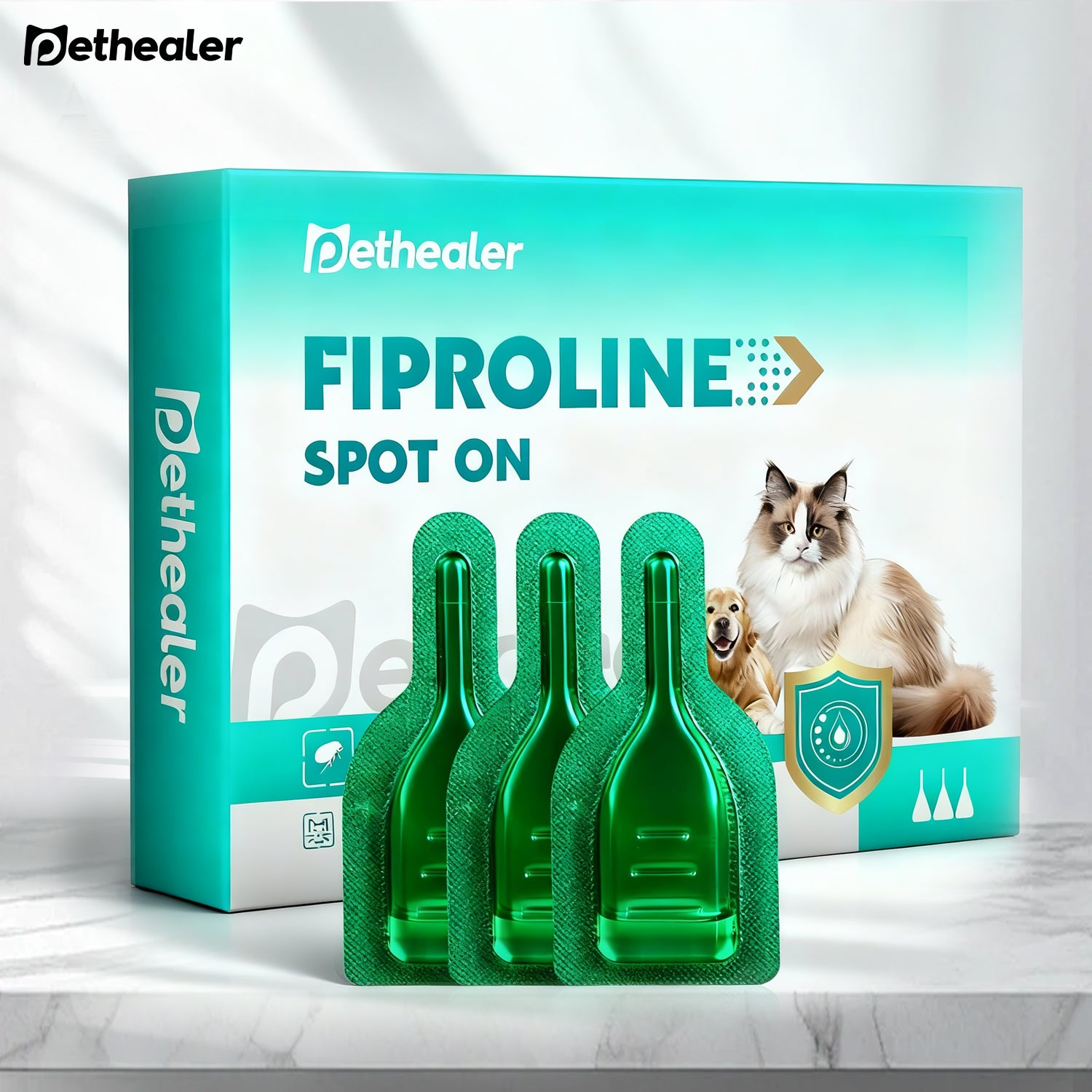 PETHEALER Spot On para Cães e Gatos brand.pethealer