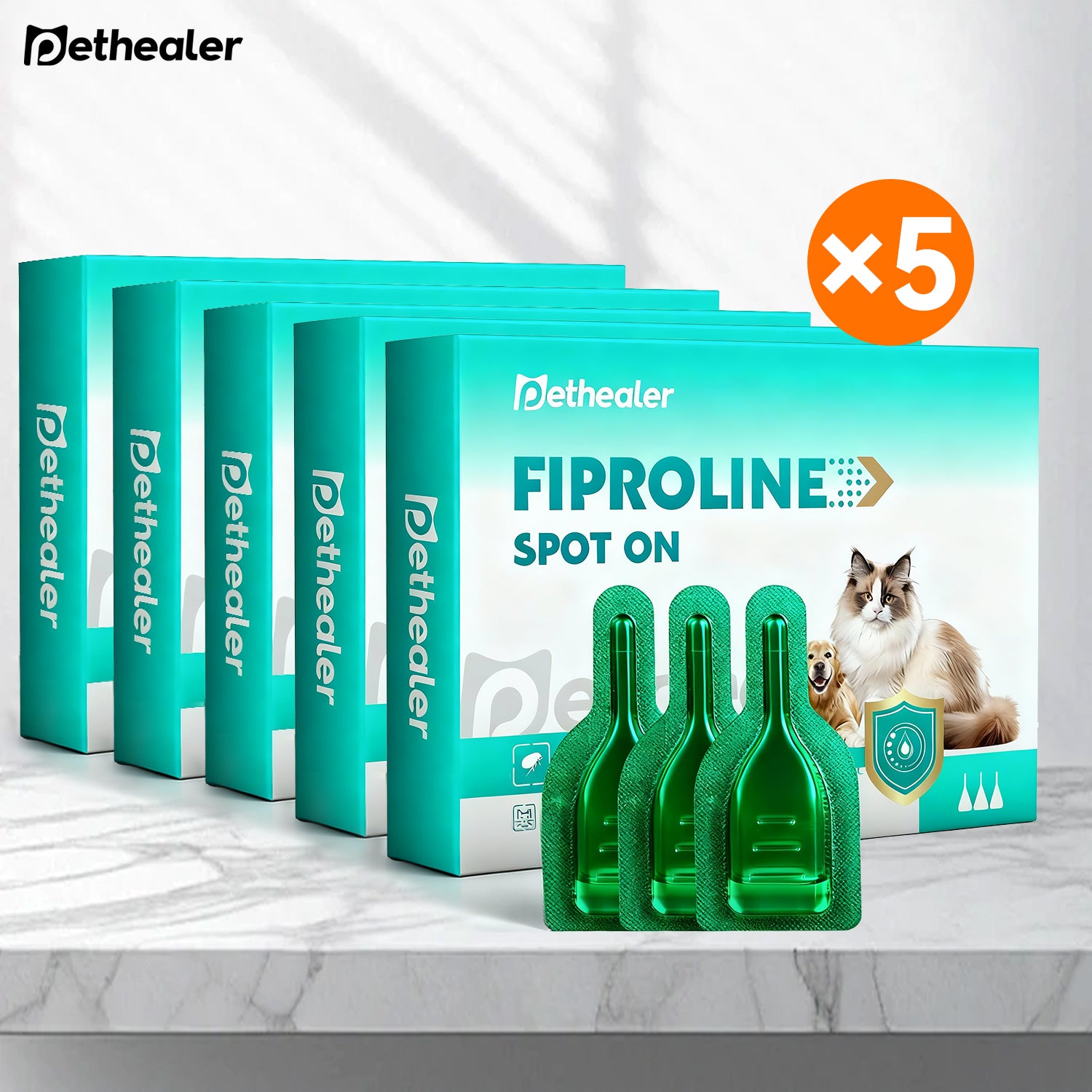 PETHEALER Spot On para Cães e Gatos brand.pethealer