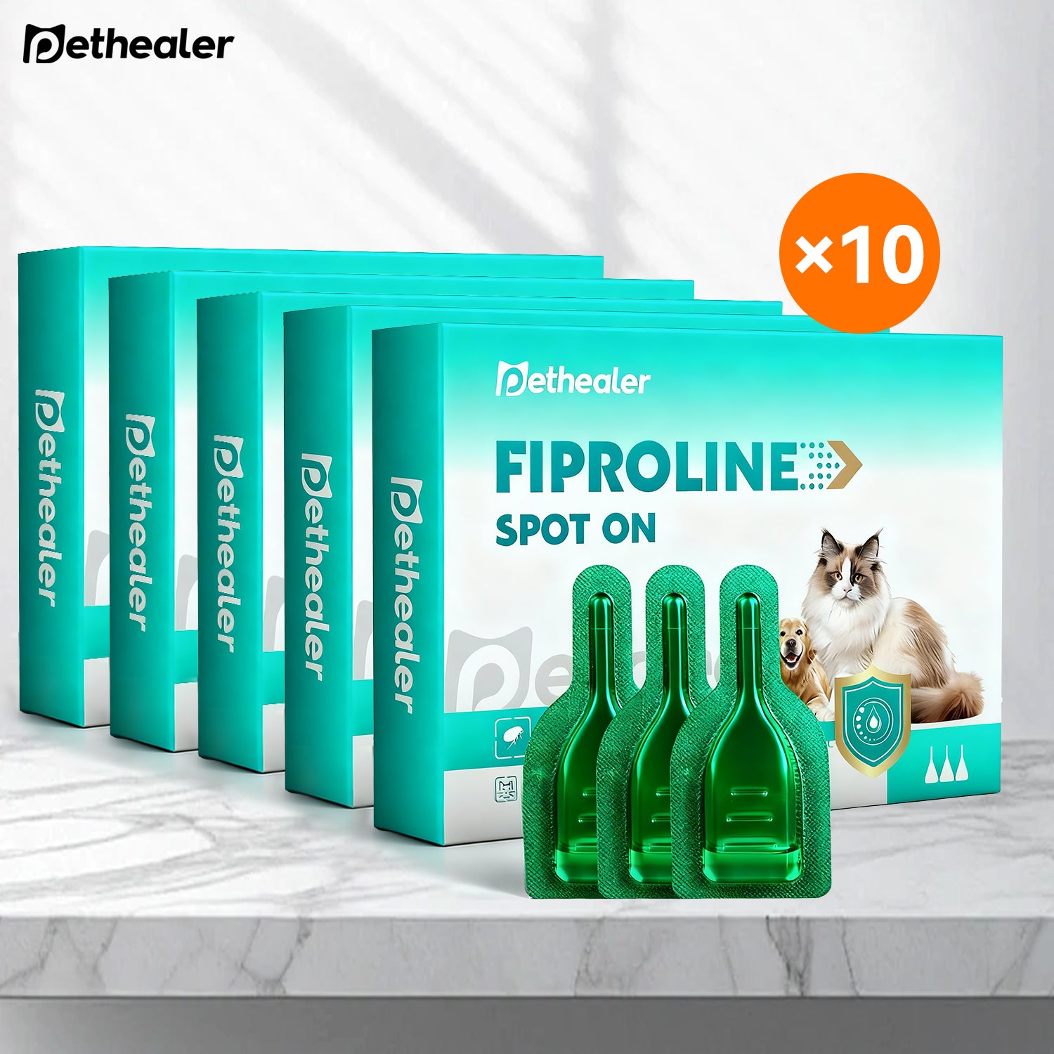 PETHEALER Spot On para Cães e Gatos brand.pethealer