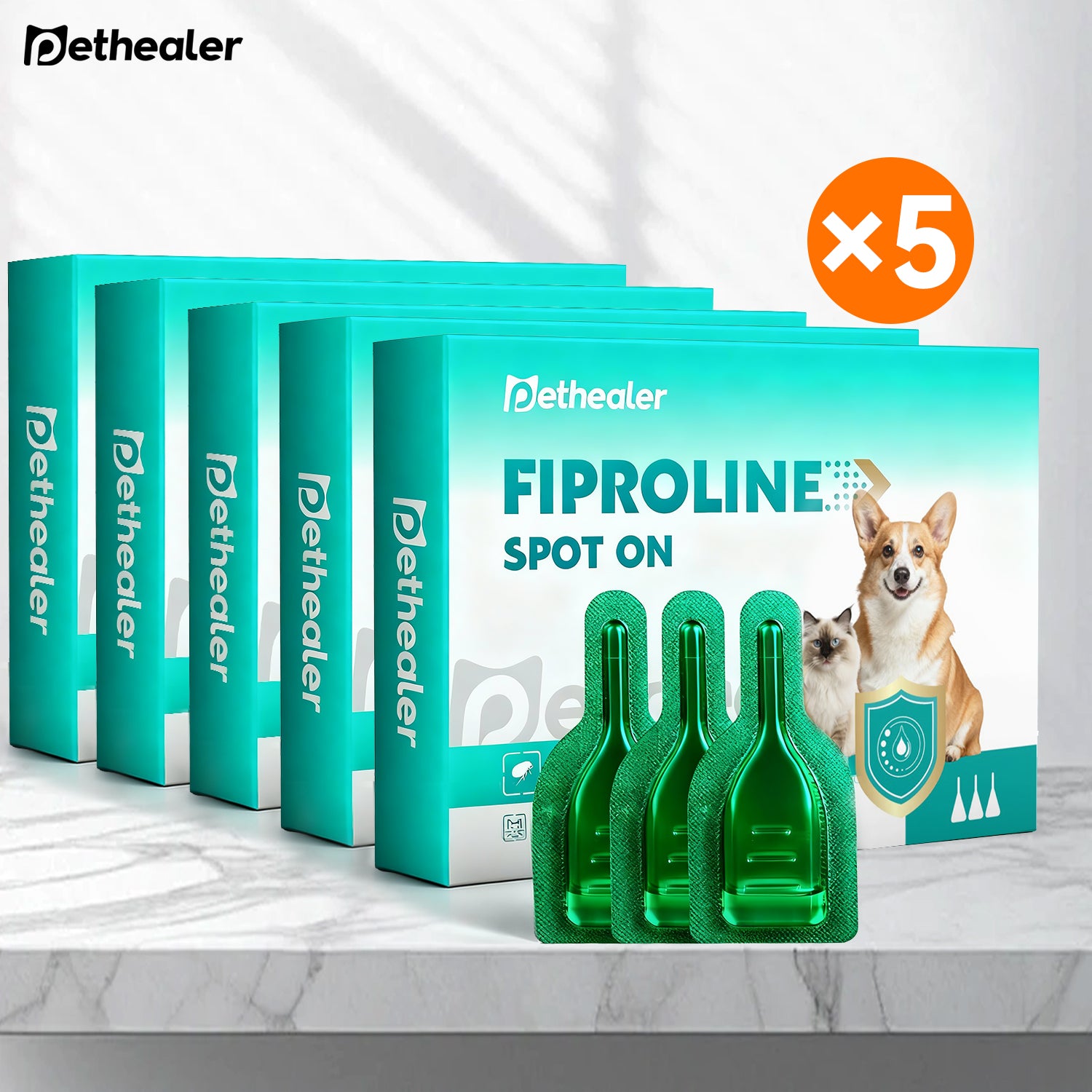 PETHEALER Spot On para Cães e Gatos brand.pethealer